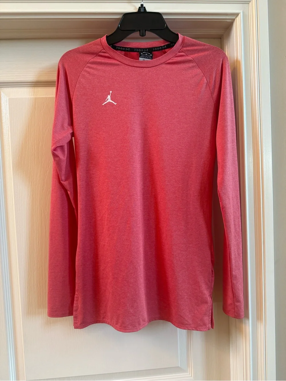 Jordan Long Sleeve Dri Fit Medium Shirt Red Men's RN# 56323